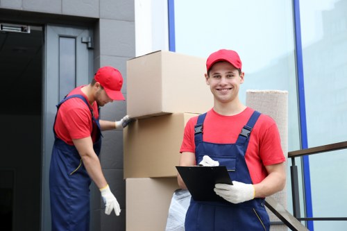 Removal team supporting a local move in Notting Hill