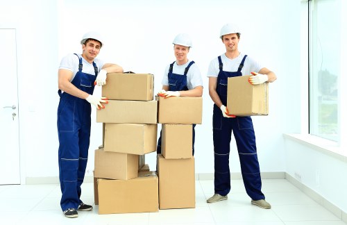 Removal team working on a residential move in Nottinghill