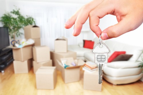 Packing and moving assistance for a Notting Hill customer