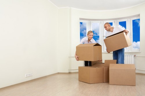 Furniture collection service for a Notting Hill residential street