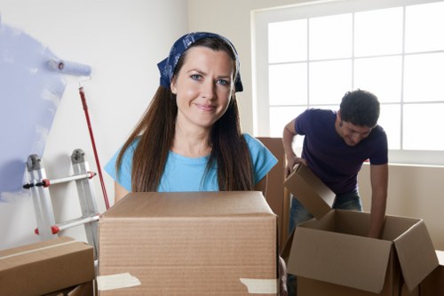 Careful furniture loading for a Nottinghill property relocation