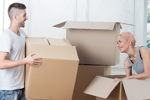 Careful furniture handling during a Nottinghill house move