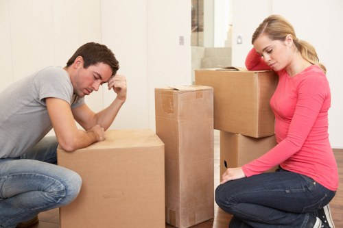 Office furniture and IT equipment prepared for relocation